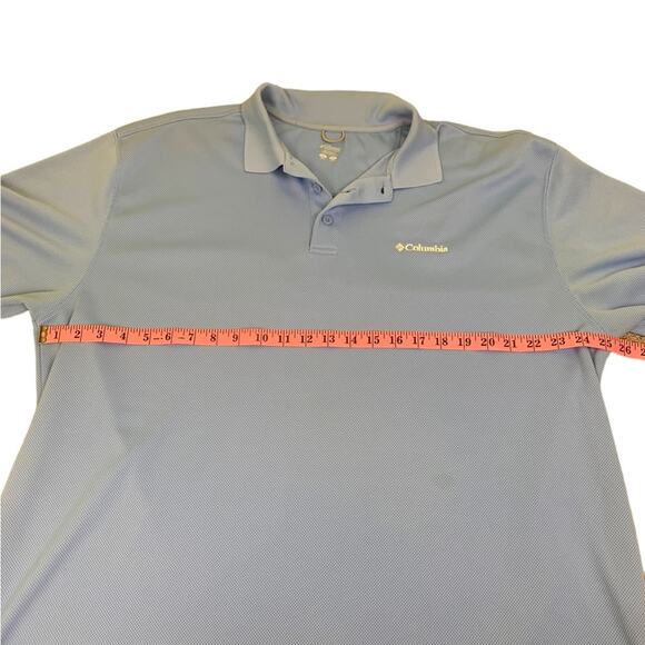 Columbia Omi-Shade Shirt Collared Blue Size XXL - Picture 6 of 7